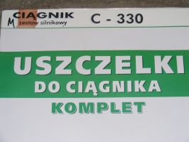 Kpl uszczelek silnika C 330 miedziana /duży/